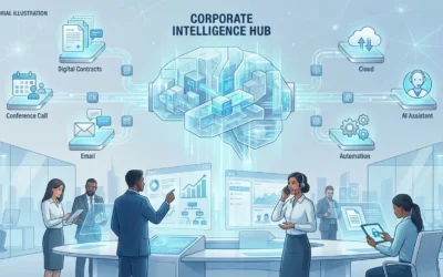 Microsoft 365 como Cérebro Corporativo: transformando dados com IA integrada