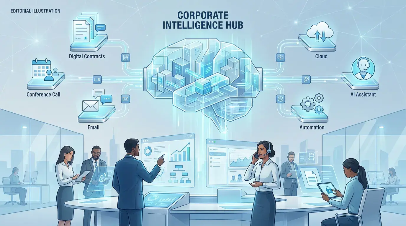 Microsoft 365 como Cérebro Corporativo: transformando dados com IA integrada